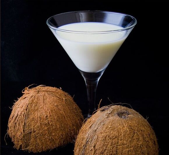 Coconut milk allows you to get rid of parasites in the body