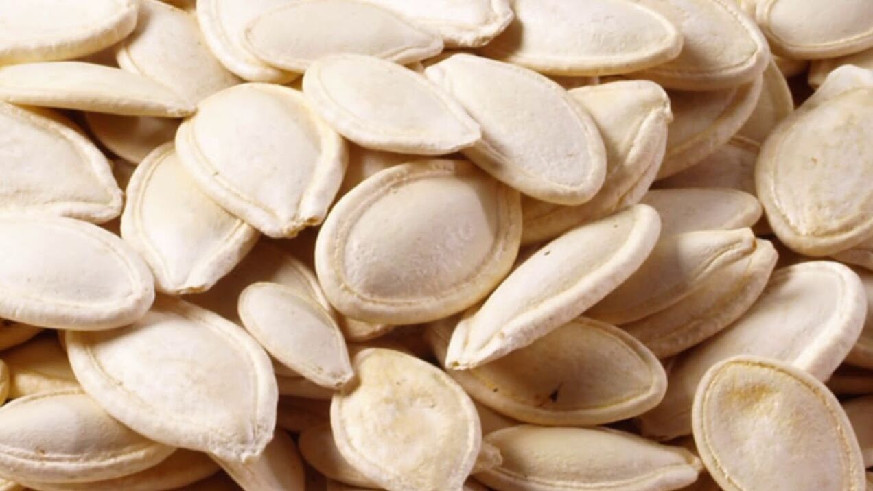 Pumpkin seeds against worms