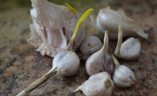 Garlic to remove parasites from the body